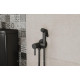 Смеситель с гигиеническим душем Bravat черный D9151BW-ENG