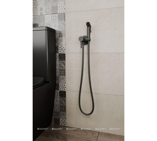 Смеситель с гигиеническим душем Bravat черный D9151BW-ENG