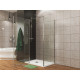Душевое ограждение Allen Brau Priority 1200x900 мм 8 мм хром 3.31031.00/3.31043.00