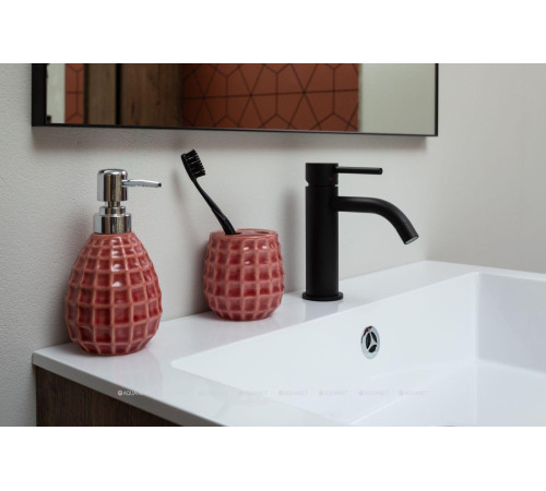 Смеситель для раковины без донного клапана Paffoni Light LIG071NO черный матовый