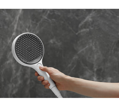 Ручной душ Hansgrohe Rainfinity 130 мм 3jet белый матовый 26864700