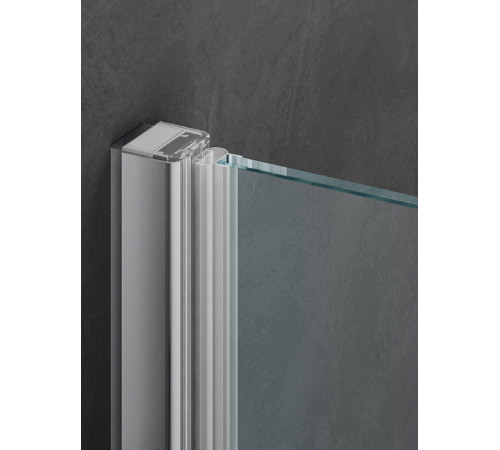 Маятниковая дверь в нишу Provex Jolly с боковым элементом 2100 JN 05 GL