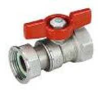 Кран шаровой для счетчиков Giacomini 1/2 ВР х 3/4 НГ бабочка R251PX003