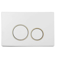 Кнопка смыва для инсталляции Boheme пластик 24х1.5х16 см белый 660