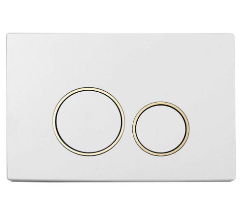 Кнопка смыва для инсталляции Boheme пластик 24х1.5х16 см белый 660