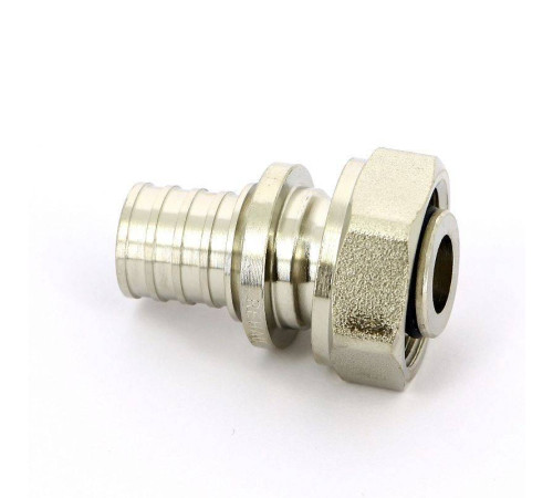 Соединитель аксиальный Rehau Rautitan 20 x 3/4 EK ВР никелированный 11691761001