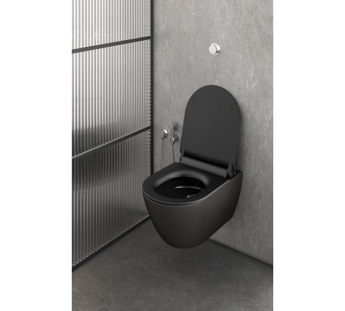 Унитаз подвесной безободковый GSI Pura 550x360 мм Swirlflush Ardesia Matte 8815FR526