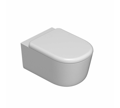 Унитаз подвесной безободковый Globo Lalita 540x360 мм белый глянцевый LTS02BI