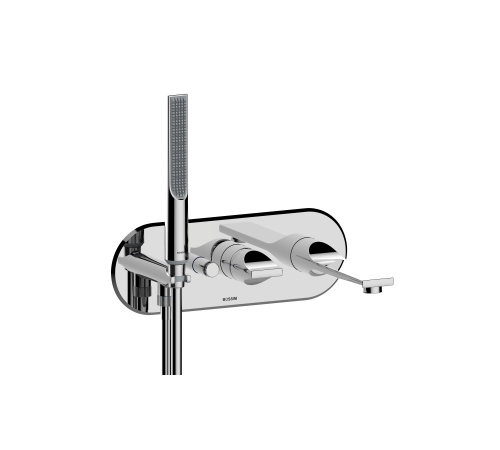 Внешняя часть смесителя для ванны BOSSINI Apice с изливом и душевым набором хром Z00555.030