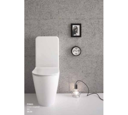 Унитаз напольный GLOBO FORTY3 выпуск Vario 360х580 мм FO003BI