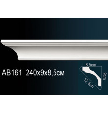 Карниз потолочный Perfect AB161 полиуретановый 65x65x2000 мм AB161