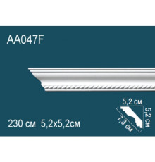 Карниз потолочный Perfect AA047F полиуретановый гибкий с рисунком AA047F