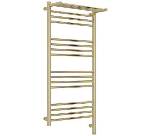 Полотенцесушитель электрический Сунержа Богема 3.1 с 1 полкой 50х100 см правое подключение шампань глянец 020-6007-1050