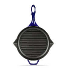 Сковорода-гриль чугунная Hosseven HS Y GTV 28 PARLIAMENT BLUE 28 см А751328