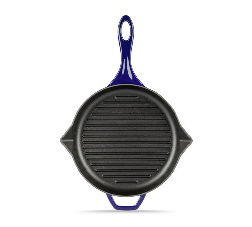 Сковорода-гриль чугунная Hosseven HS Y GTV 28 PARLIAMENT BLUE 28 см А751328