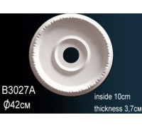 Розетка потолочная Perfect полиуретановая гладкая 330 мм B3027A