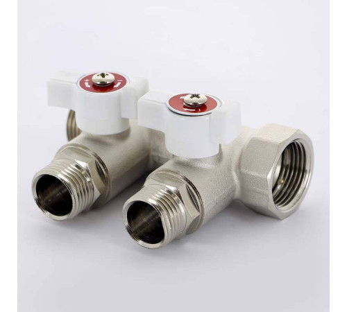Коллектор с шаровыми кранами Uni-Fitt 3/4х1/2 2 выхода 40 мм 420N3220