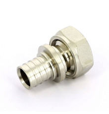 Соединитель аксиальный Rehau Rautitan 20 x 3/4 EK ВР никелированный 11691761001