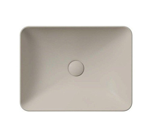 Раковина накладная GSI Pura 500х380 мм без отверстия под смеситель Creta Matte 884708