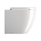 Унитаз приставной безободковый GSI Pura 550х360 мм Swirlflush белый глянцевый 8890FT11
