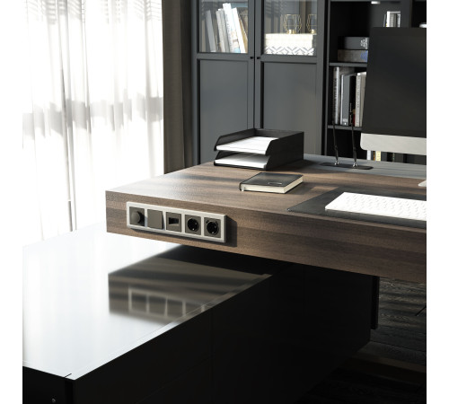 Клавиша для выключателя перекрестного (графит матовый) W1119064