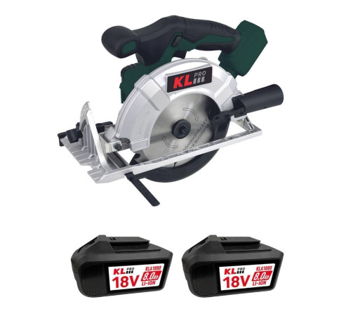 Пила циркулярная аккумуляторная бесщеточная KLpro KLDAT18B-80 18 В 8.0 Ач KLDAT18B-80