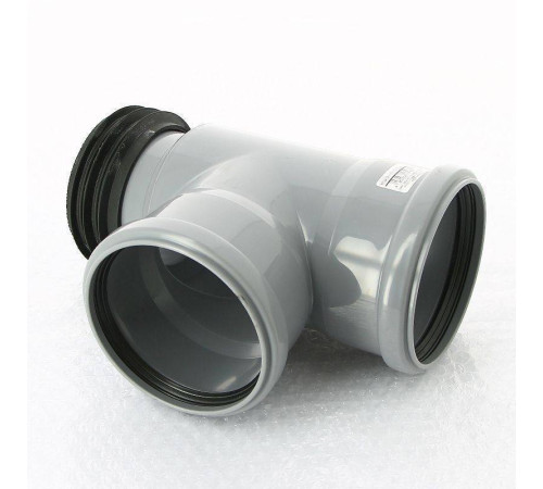 Тройник канализационный Ostendorf HT HTSA восстановитель раструба 110x110 мм 87° 115740