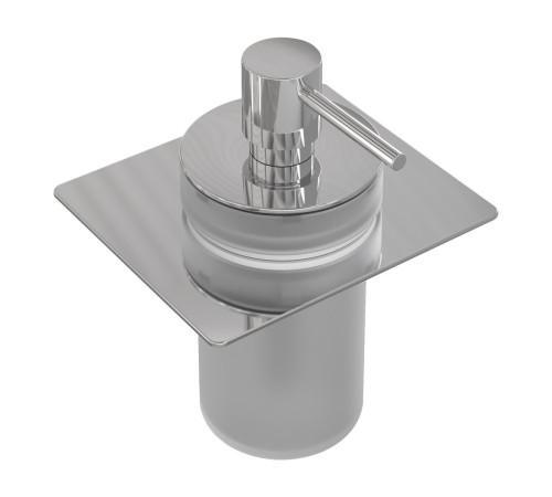 Дозатор для жидкого мыла встраиваемый Boheme Space хром 10966-CR-DISP