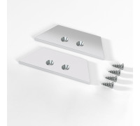 Комплект заглушек для накладного алюминиевого профиля светодиодной ленты ZL-2-ALP022