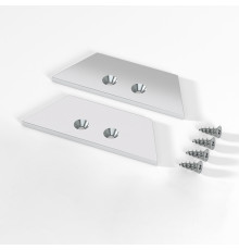 Комплект заглушек для накладного алюминиевого профиля светодиодной ленты ZL-2-ALP022