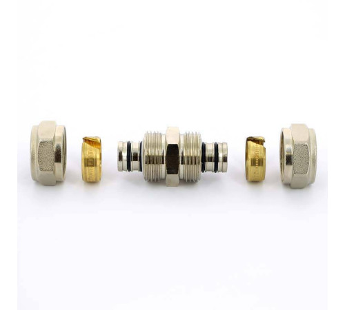 Муфта обжимная Uni-Fitt никелированная 20х20 мм 660N7700