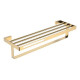 Полка для полотенец Boheme Q подвесная золото матовое 10947-MG