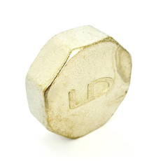 Заглушка латунная LD Pride 1 1/4 ВР никелированная 67.504.32