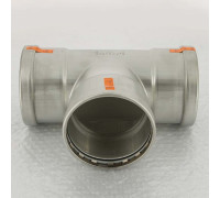 Тройник пресс Viega Sanpress Inox 108 мм нержавеющая сталь 482763