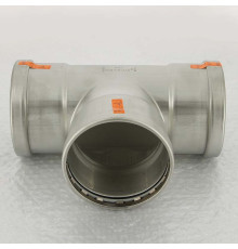 Тройник пресс Viega Sanpress Inox 108 мм нержавеющая сталь 482763