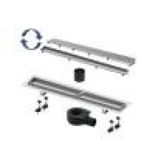 Комплект для монтажа дренажного канала TECElinus 800 мм решетка 2 в 1 с мембраной 15103089