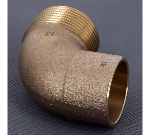 Угол 90° бронзовый Viega пайка-НР 35х1 1/4 138691