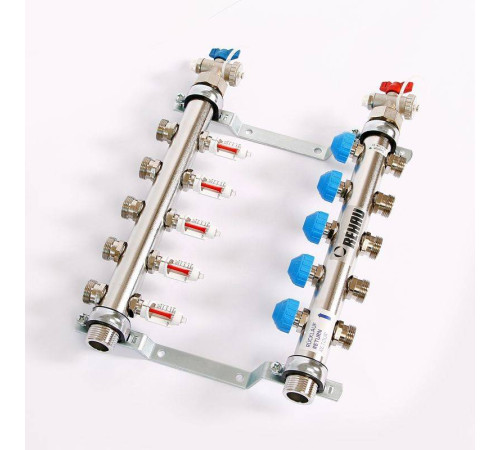 Коллекторная группа REHAU HKV-D 1 x 3/4 5 выходов 208051