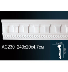 Молдинг Perfect полиуретановый 2000х21х10 мм AC230