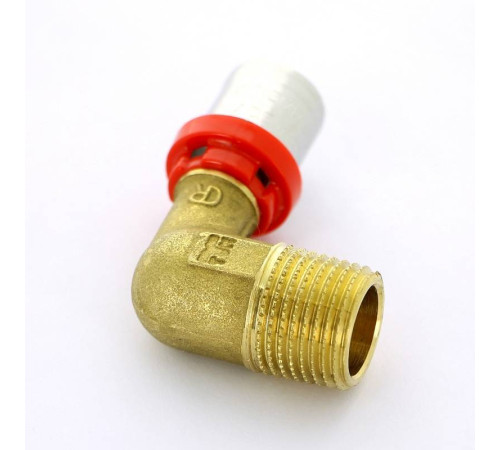 Угольник 90° пресс с наружной резьбой Tiemme 16x1/2 1650010