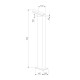 Ландшафтный светодиодный светильник Sensor IP54 1542 TECHNO LED черный