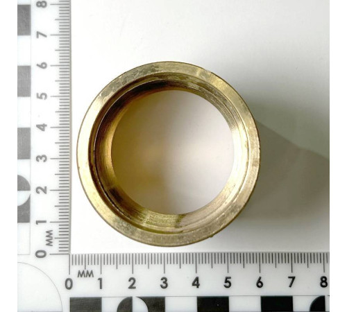 Муфта резьбовая LD Pride DN32 1 1/4 дюйма ВР-ВР латунь LD.65.502.32