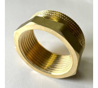 Футорка резьбовая LD 1 1/2x1 1/4 латунь LD.65.507.40х32