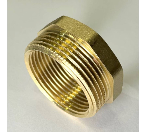 Футорка резьбовая LD 1 1/2x1 1/4 латунь LD.65.507.40х32