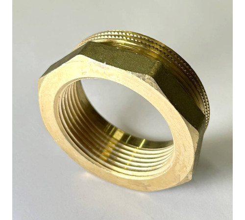 Футорка резьбовая LD 2 x 1 1/2 латунь LD.65.507.50х40