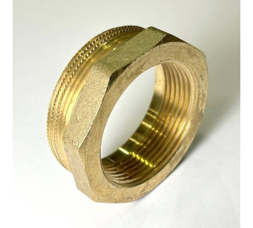 Футорка резьбовая LD 2 x 1 1/2 латунь LD.65.507.50х40