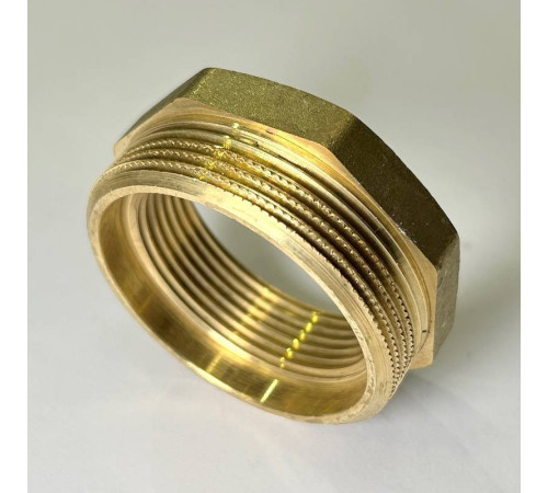 Футорка резьбовая LD 2 x 1 1/2 латунь LD.65.507.50х40