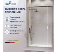 Душевая дверь RGW Lewis LE-103 1000x1950 мм прозрачное стекло профиль хром 711210310-11
