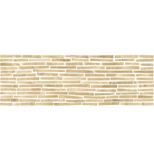 Плитка настенная декор Керамин Монако 4Д бежевые полоски 25х75 см х9999225510