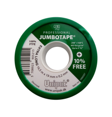 Лента фум UNIPAK JUMBOTAPE 19 мм x 0.2 мм 16.5 м 1000507